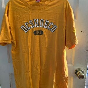DC Men's Vintage Yellow T-Shirt